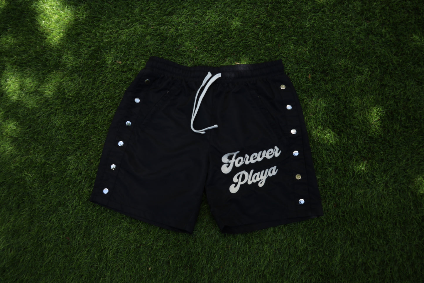 Made Strictly For The Playas Nylon Button Short Set (Copy)